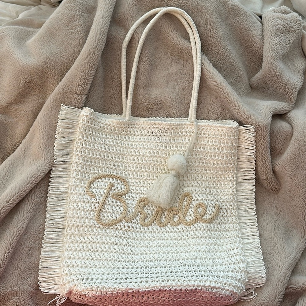 BRIDE Straw Tote